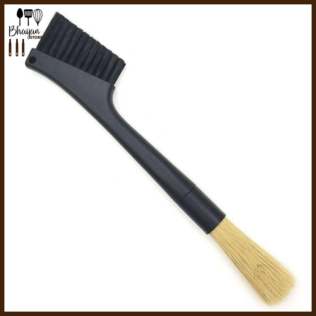 Coffee Grinder Cleaning Brush with Dual Bristles