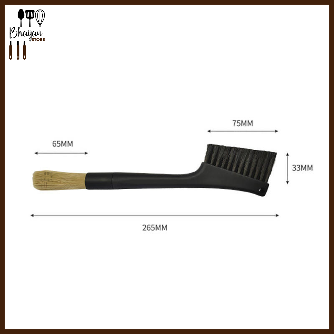 Coffee Grinder Cleaning Brush with Dual Bristles