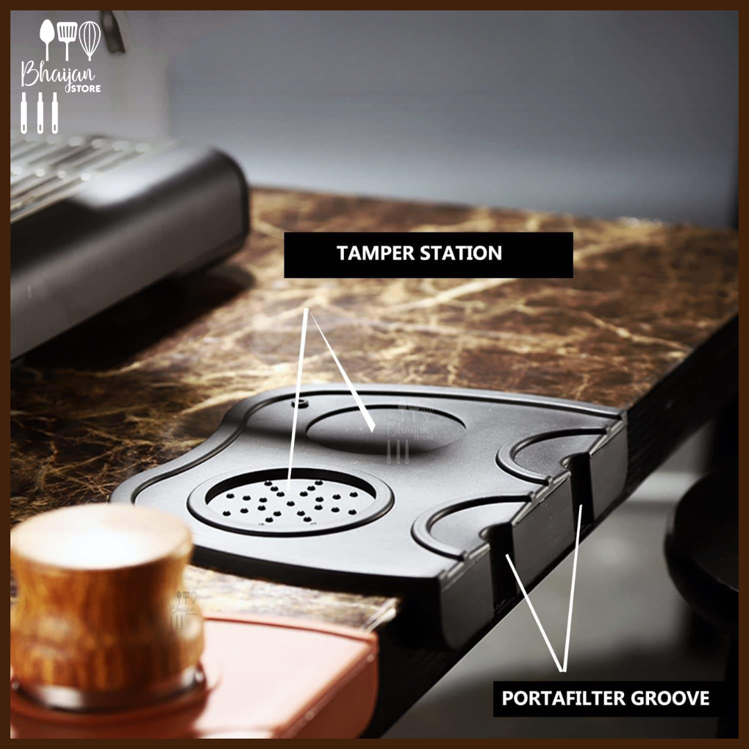 Double Silicone Coffee Tamper Mat