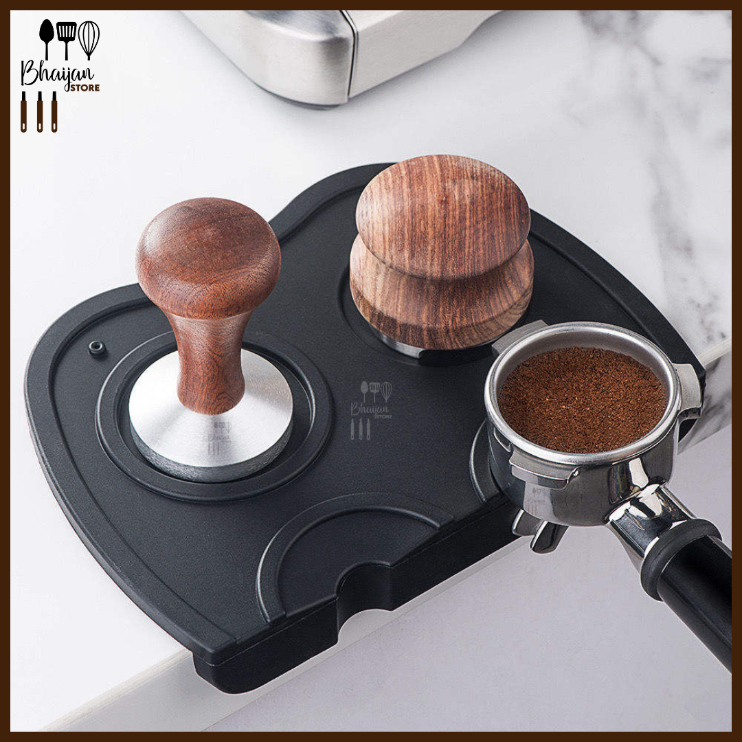 Double Silicone Coffee Tamper Mat