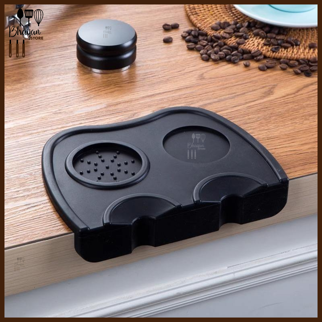 Double Silicone Coffee Tamper Mat