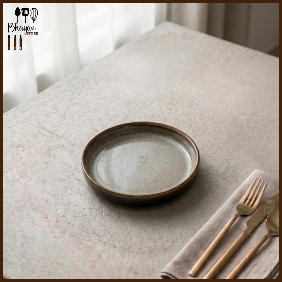 Ceramic Collar Side Plate - 6 Inch