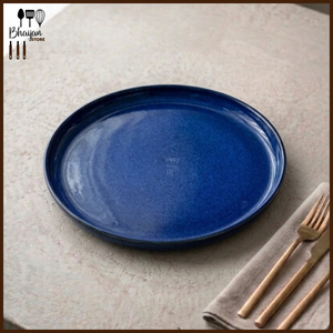 Ceramic Collar Dinner Plate - 10.5 Inch