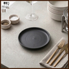 Ceramic Collar Dinner Plate - 8.5 Inch