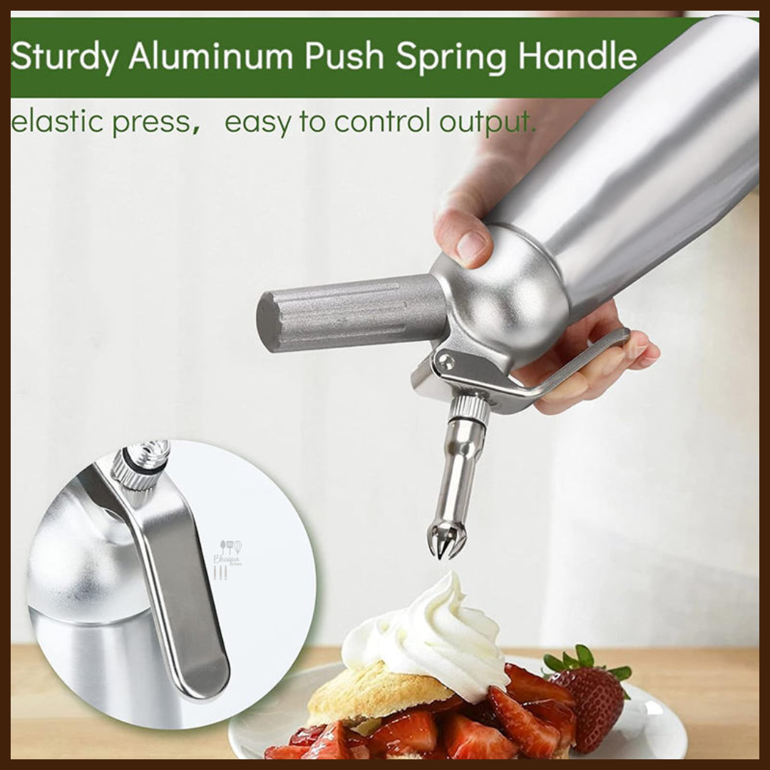 Cream Whipper Dispenser – Stainless Steel