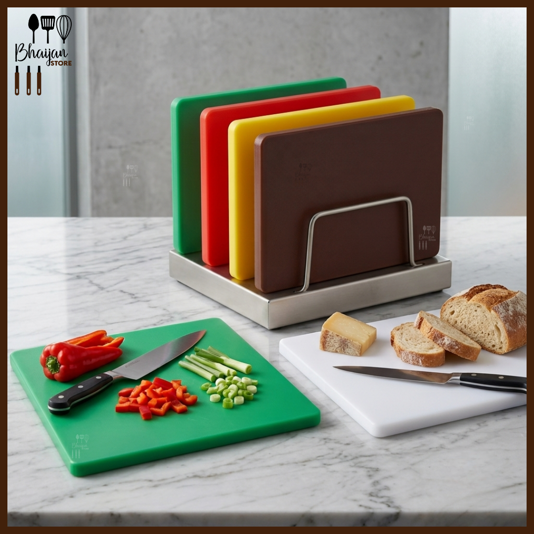 Color-Coded HDPE Cutting Board – 40×60×2cm