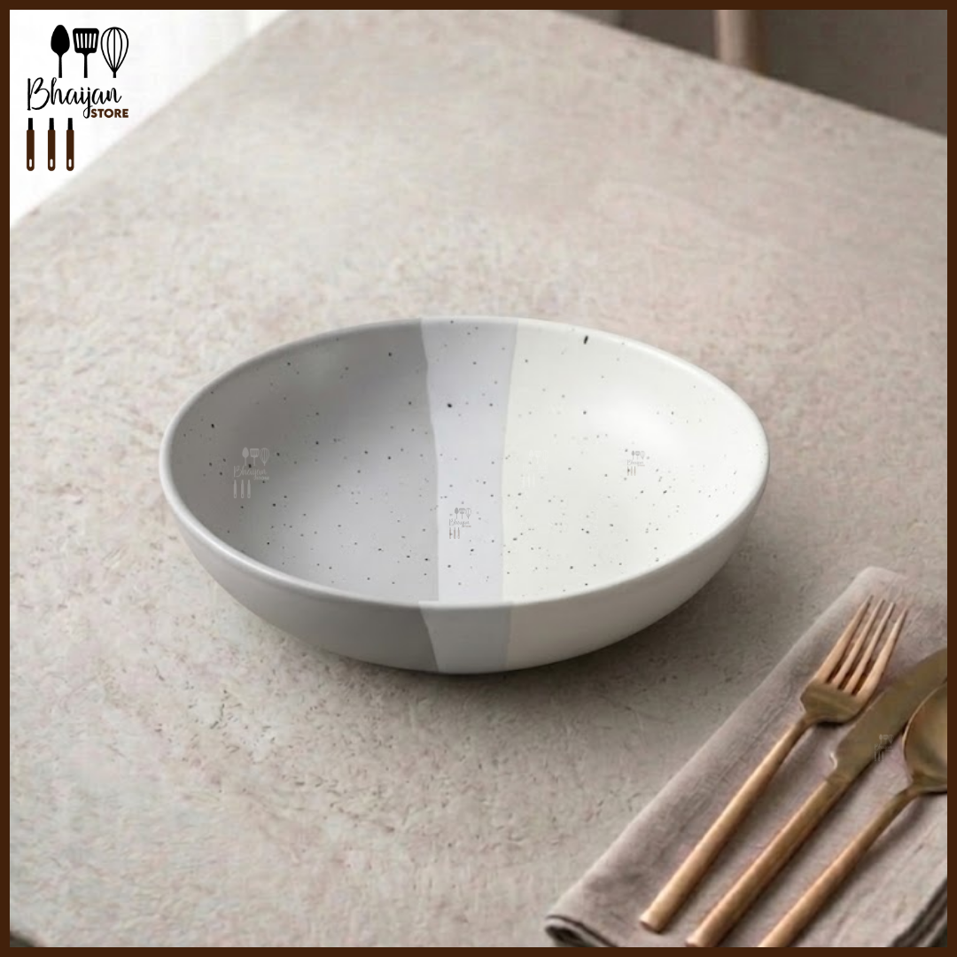Ceramic Deep Plate - 8 Inch