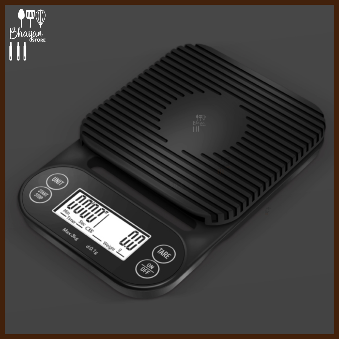 Digital Coffee Scale with Timer 3kg / 0.1g