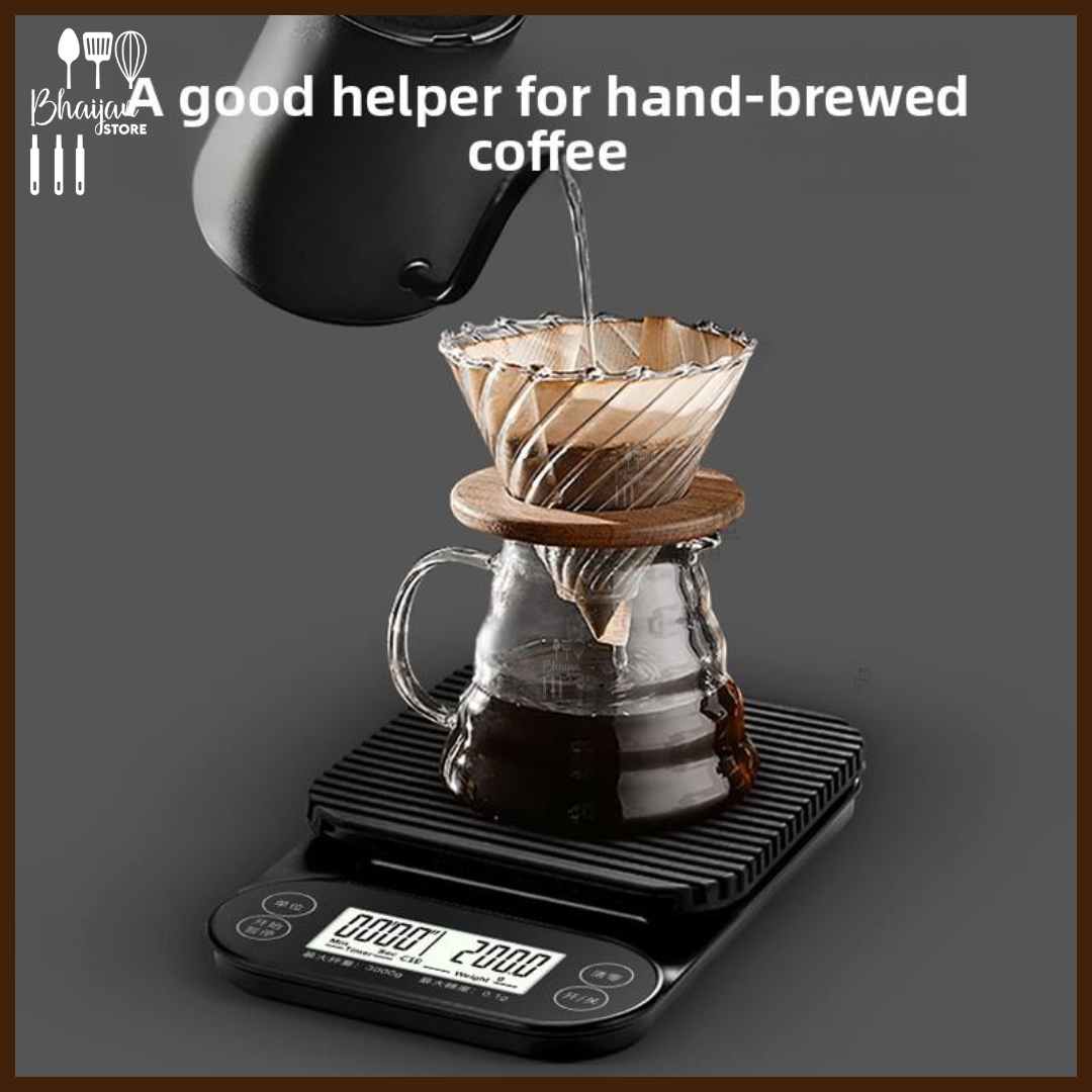 Digital Coffee Scale with Timer 3kg / 0.1g