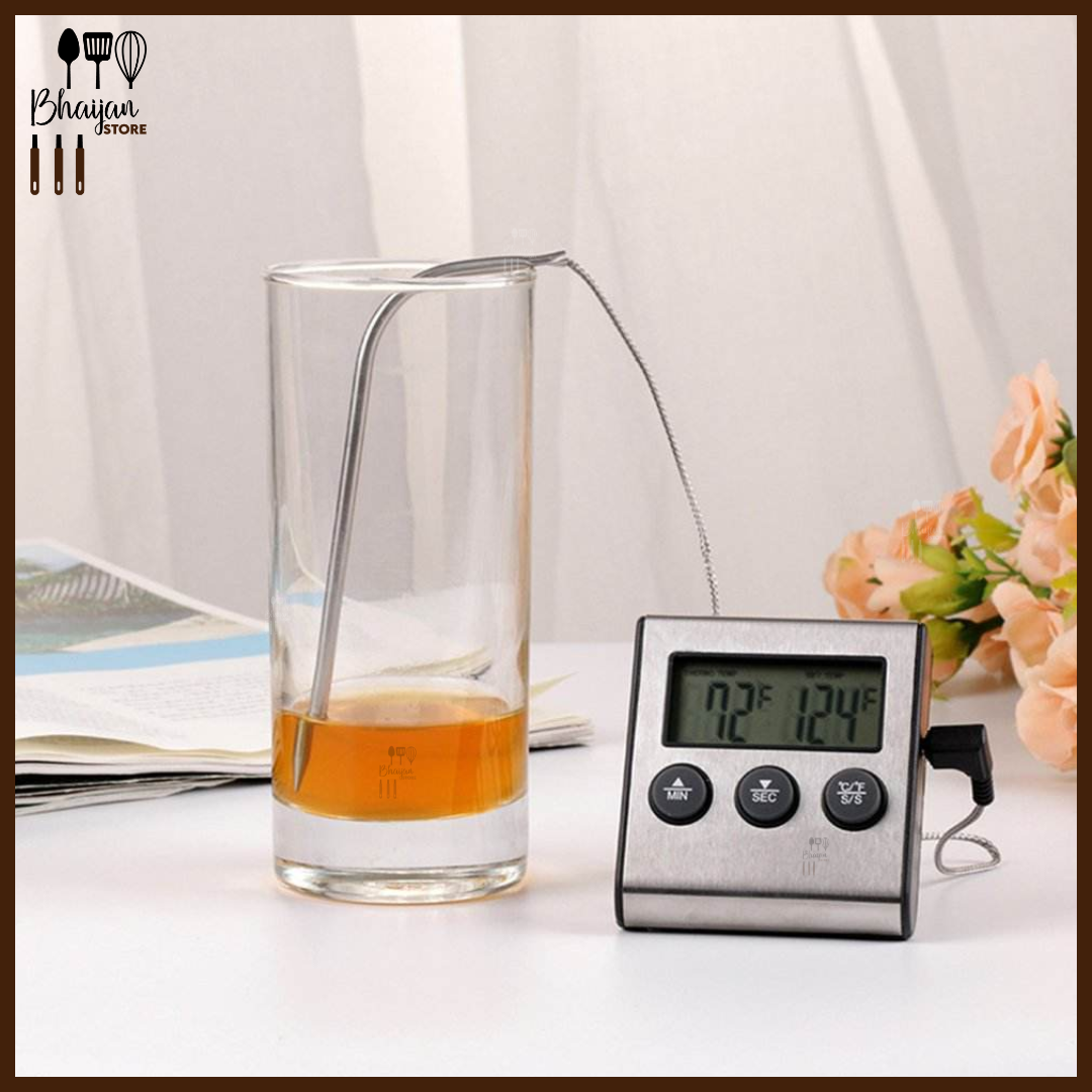 Digital Probe Thermometer with Wire