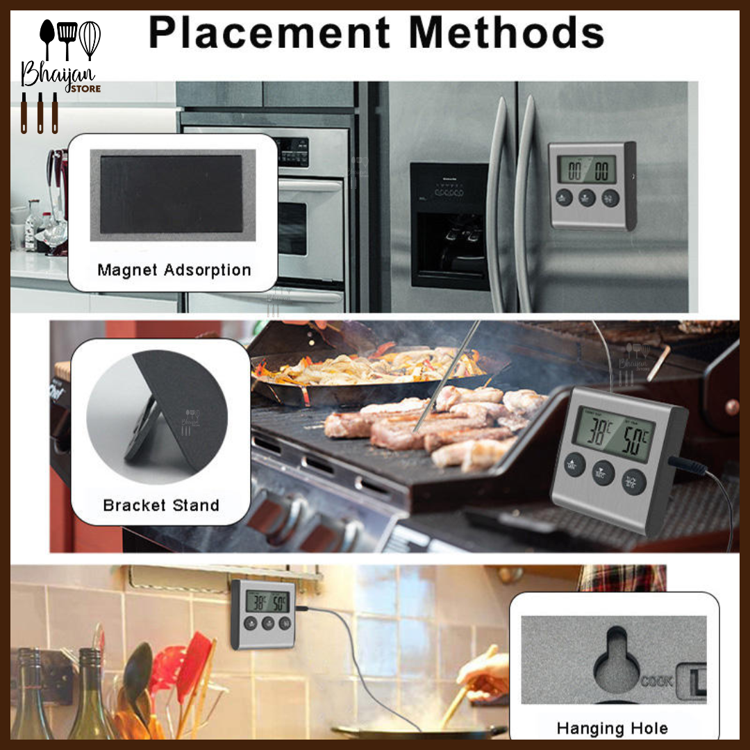 Digital Probe Thermometer with Wire