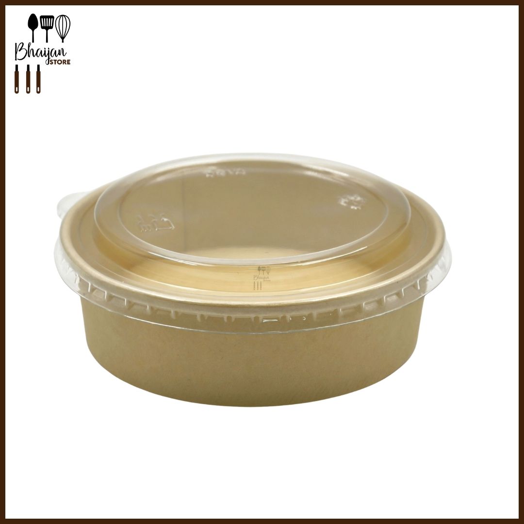 Disposable Bamboo Pulp Salad Bowl - 1200pcs