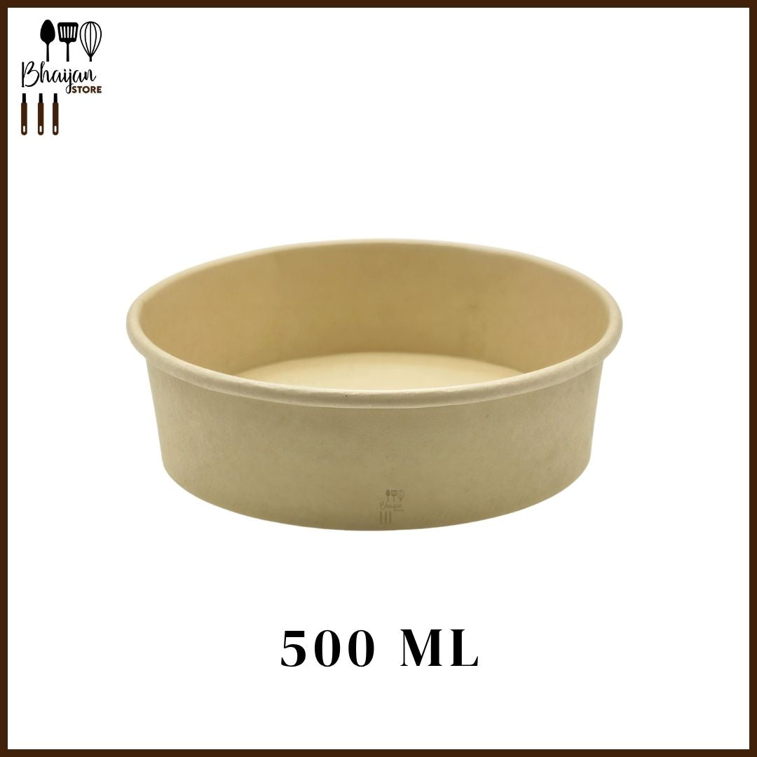 Disposable Bamboo Pulp Salad Bowl - 1200pcs