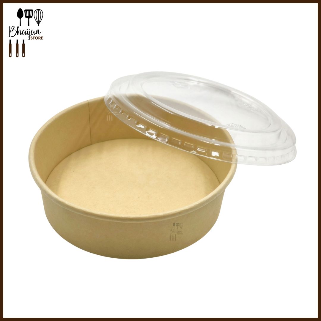 Disposable Bamboo Pulp Salad Bowl - 1200pcs