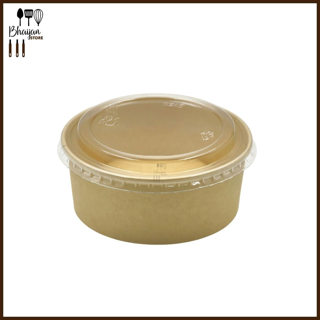 Disposable Bamboo Pulp Salad Bowl - 1200pcs