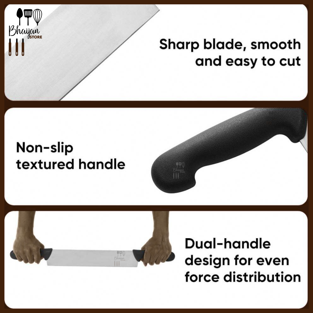 Double Handle Cheese Knife & Pizza Cutter