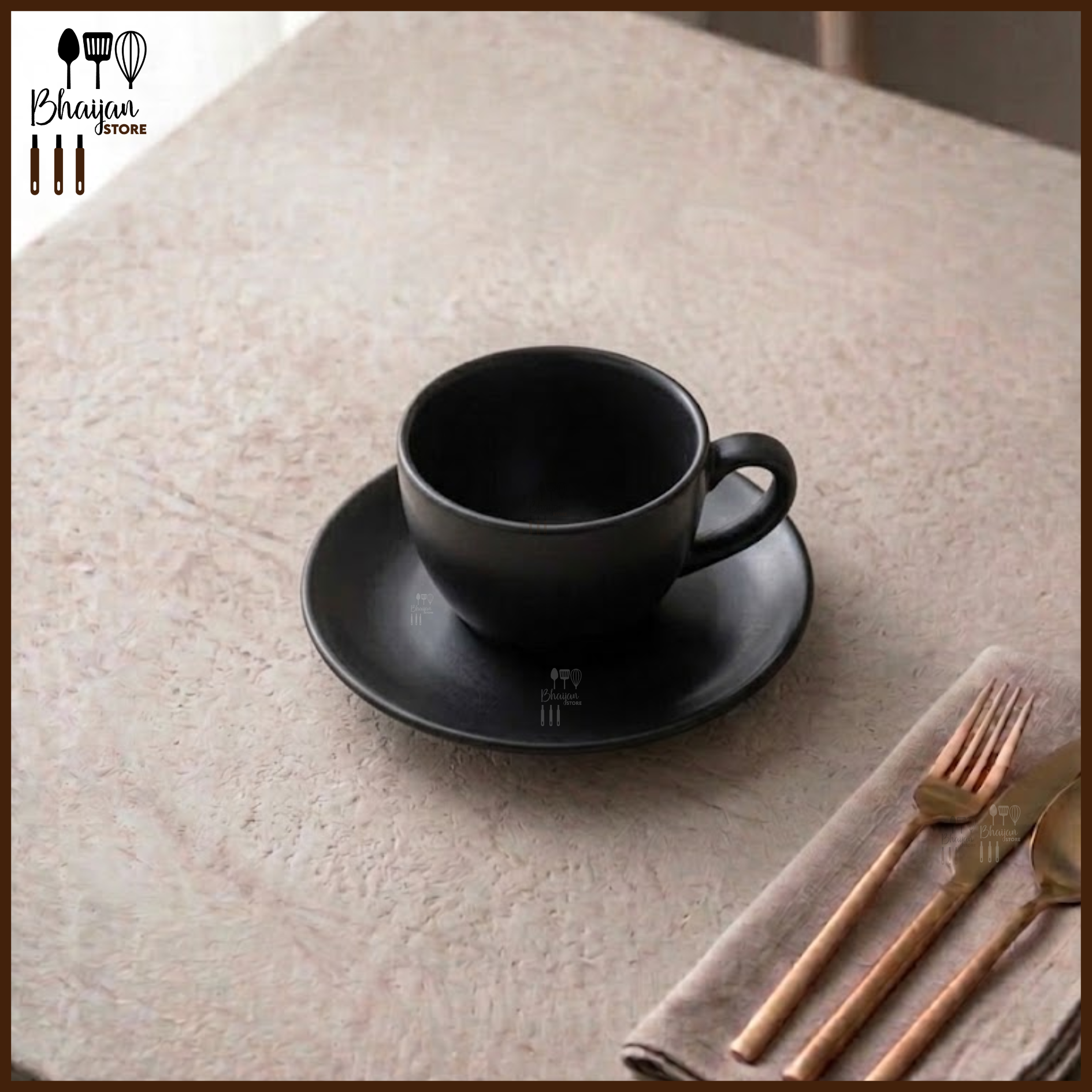 Ceramic Elan Tea Cup & Saucer Set