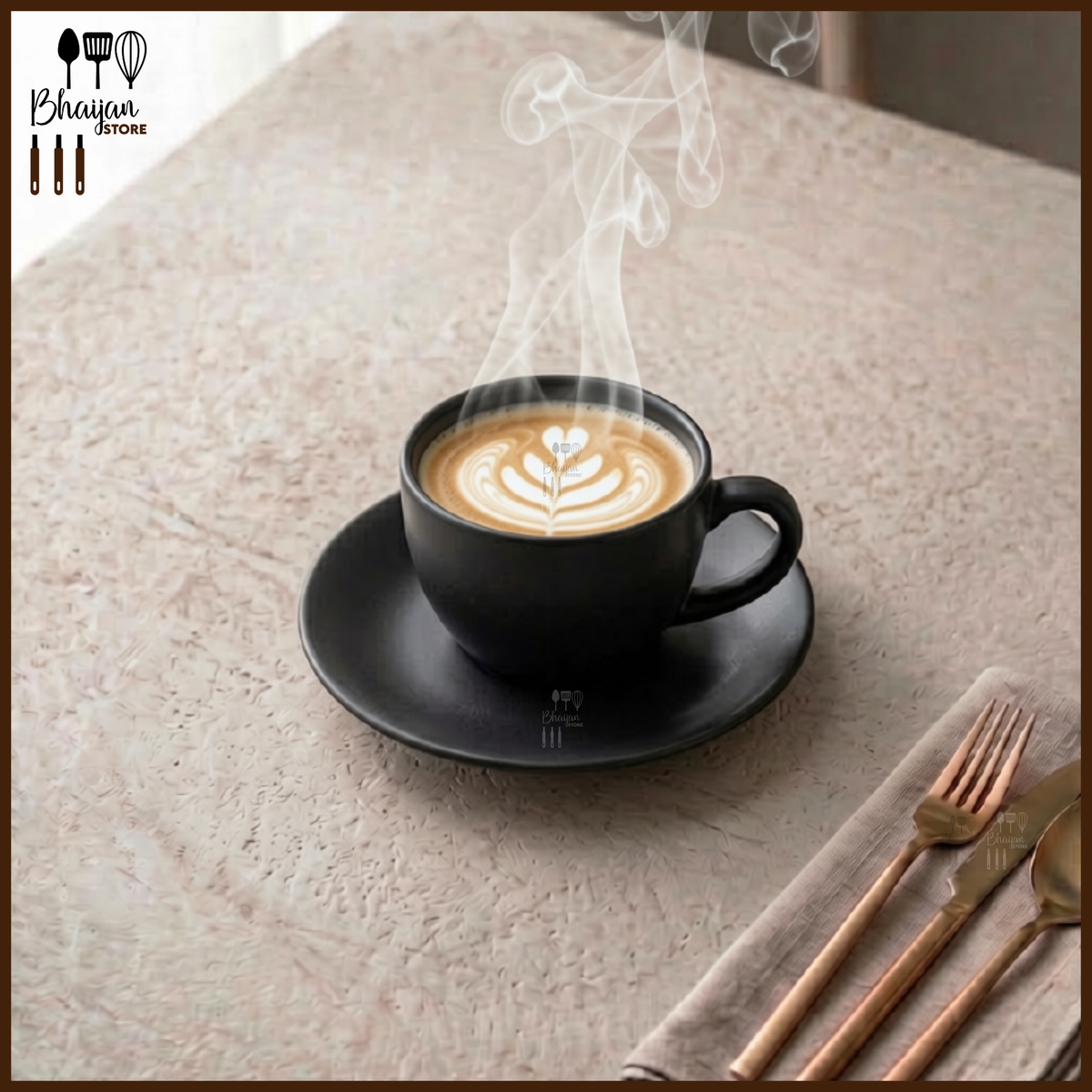 Ceramic Elan Tea Cup & Saucer Set