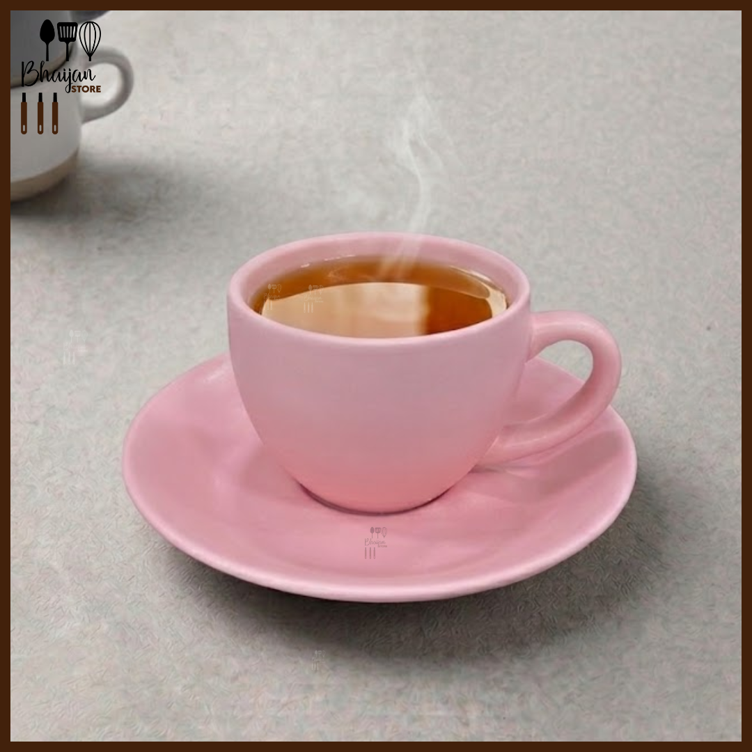 Ceramic Elan Tea Cup & Saucer Set