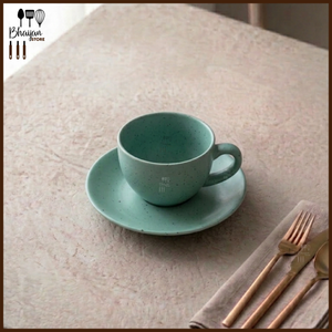 Ceramic Elan Tea Cup & Saucer Set