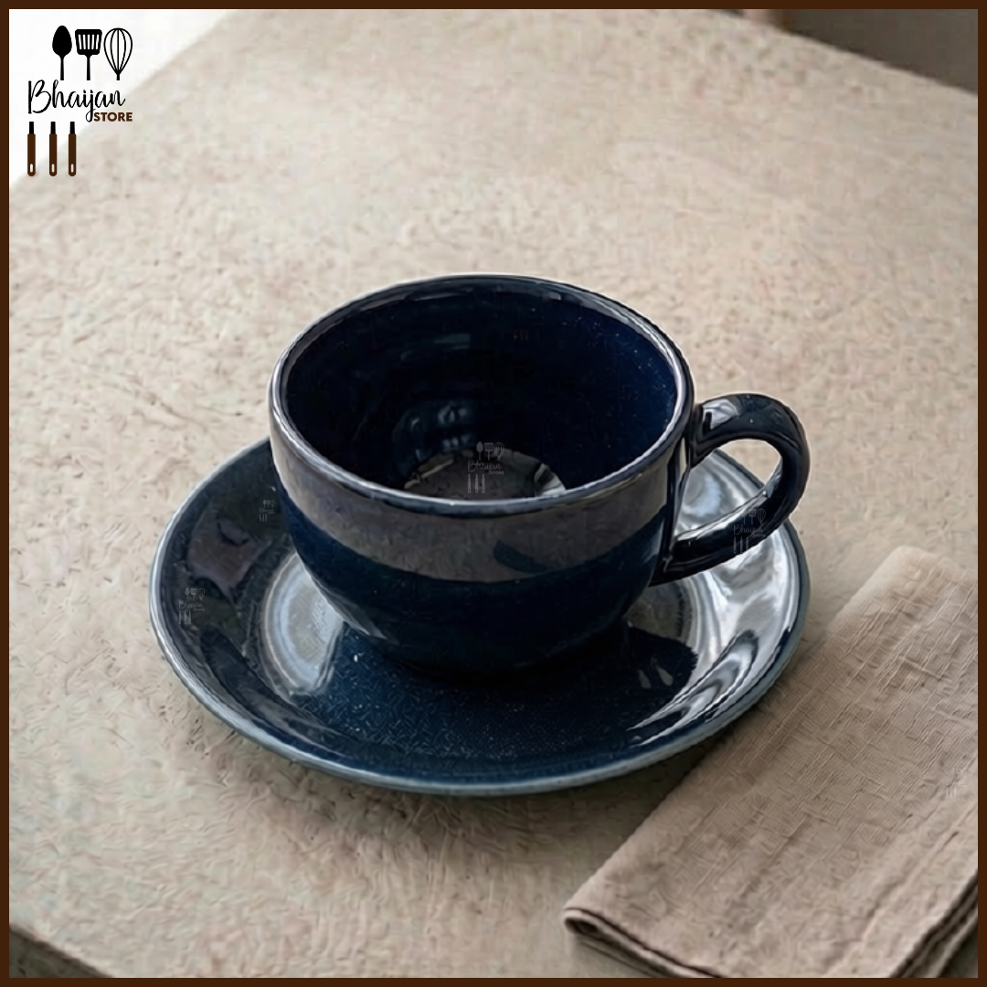 Ceramic Elan Tea Cup & Saucer Set