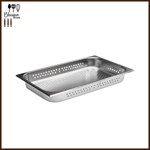 GN Pan 1/1 Perforated Stainless Steel Food Pan