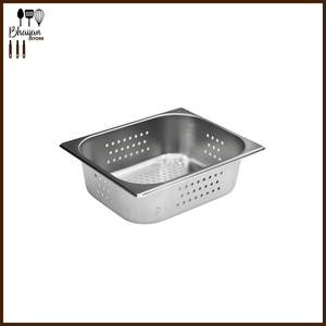 GN Pan 1/2 Perforated Stainless Steel Food Pan