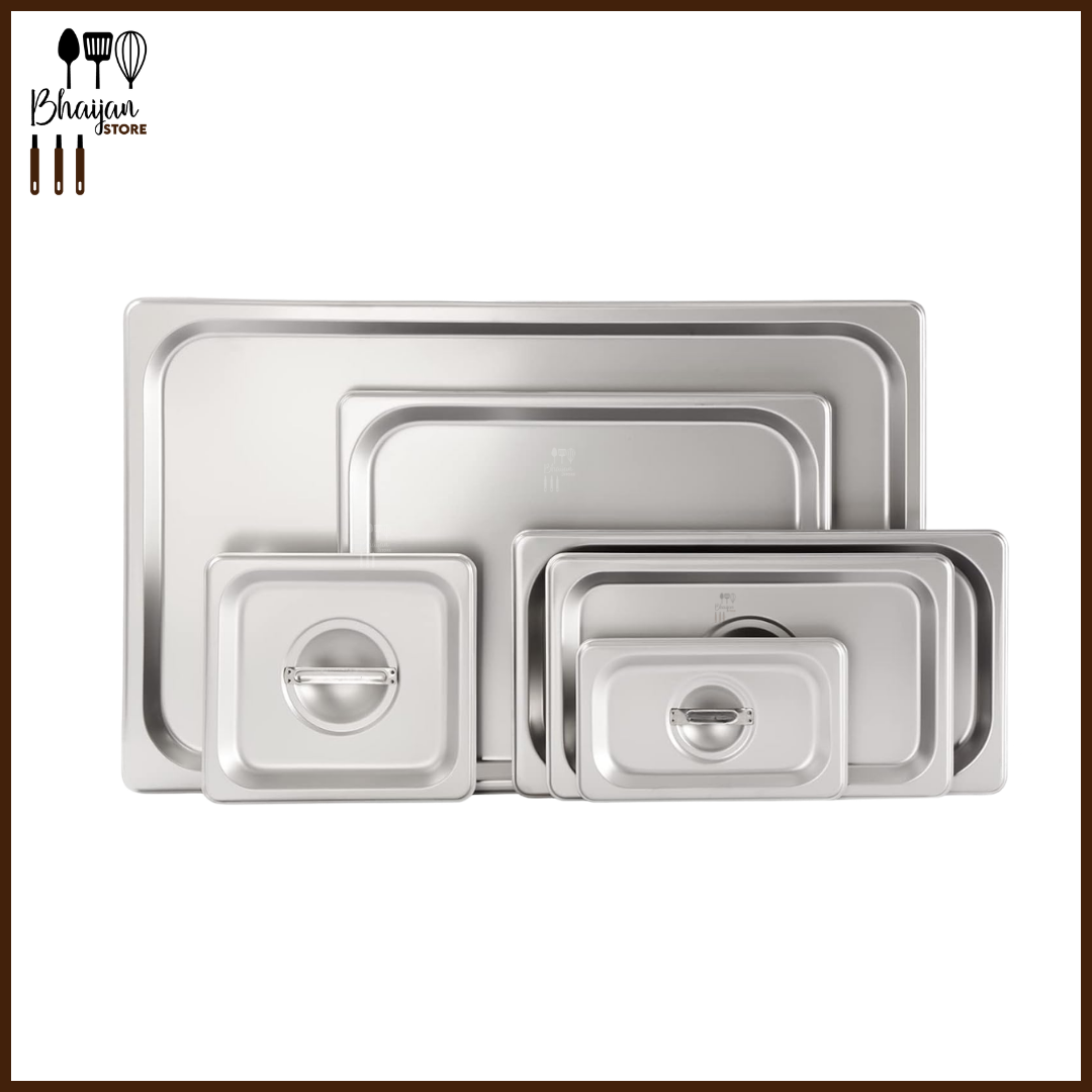 GN Pan Stainless Steel Covers / Lids