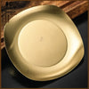 Stainless Steel Golden Plate