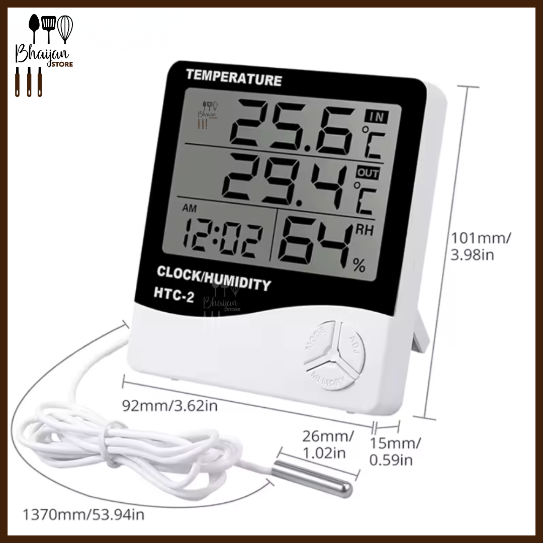 HTC-2 Digital Thermometer & Hygrometer