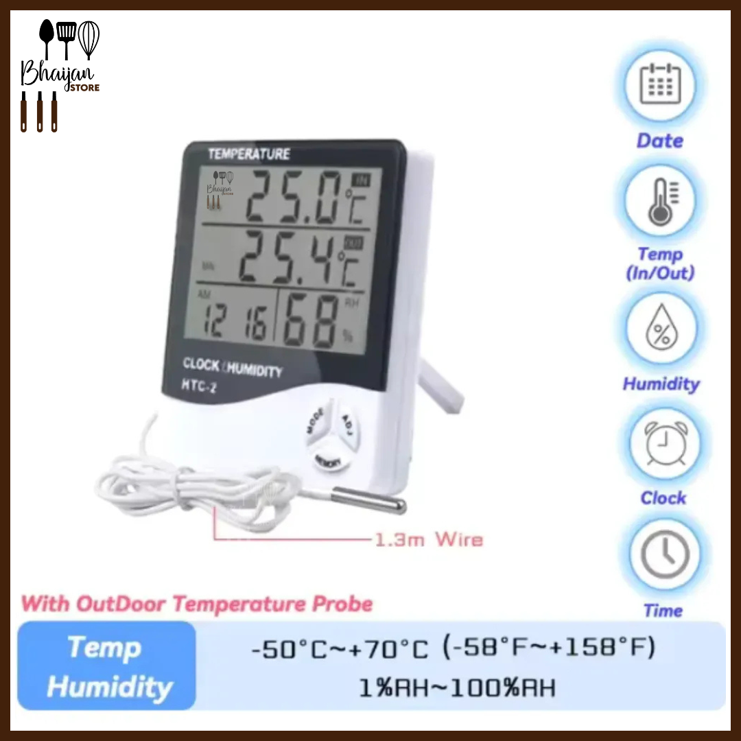 HTC-2 Digital Thermometer & Hygrometer