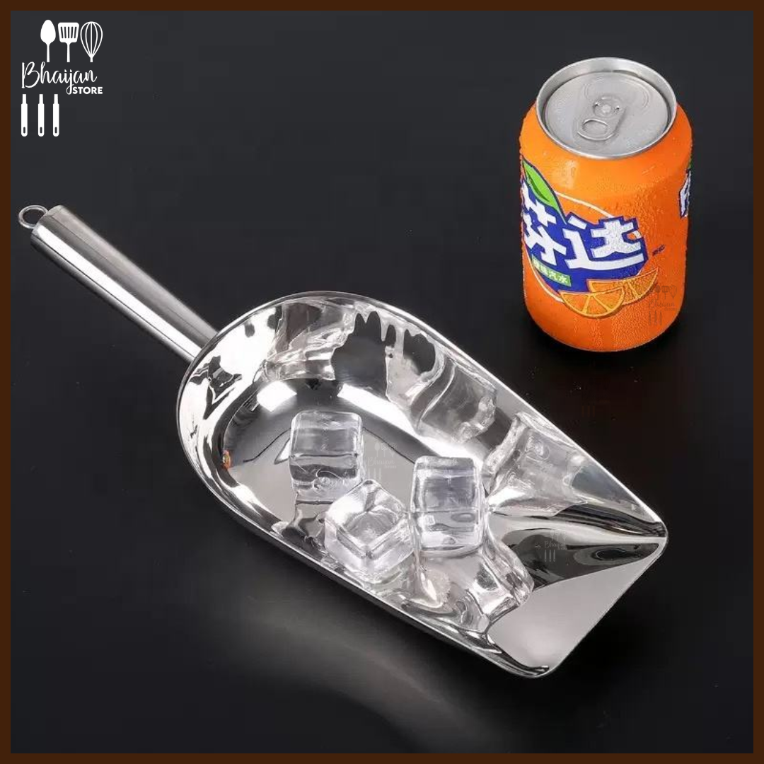 Heavy Duty Stainless Steel Food Scoop with Handle