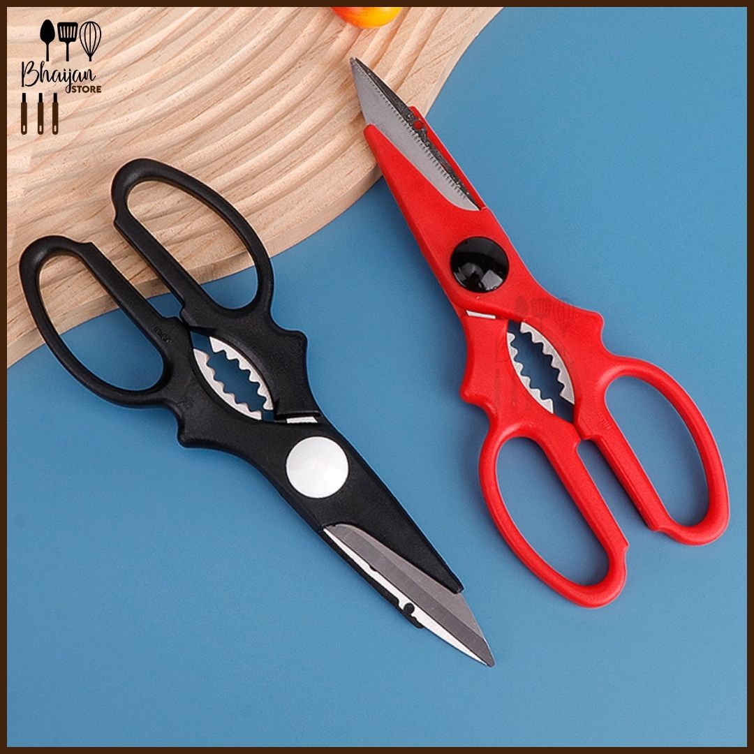 Heavy Duty Stainless Steel Kitchen Scissors – Multipurpose Meat & Poultry Shears