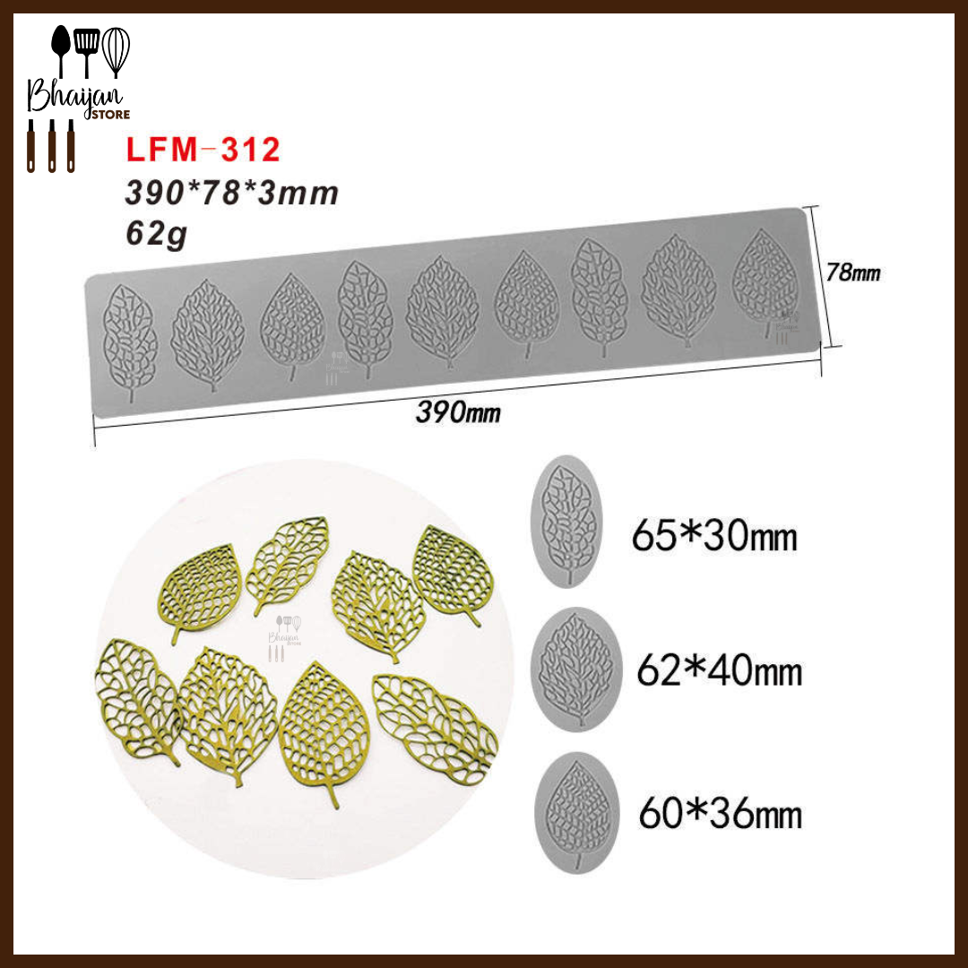 Leaf Pattern Silicone Lace Mat