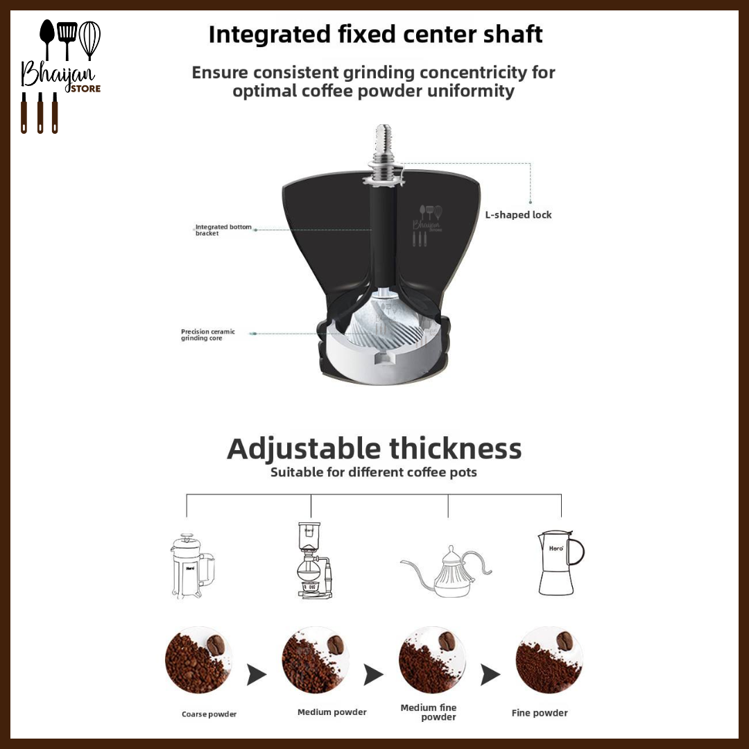 Manual Burr Coffee Grinder