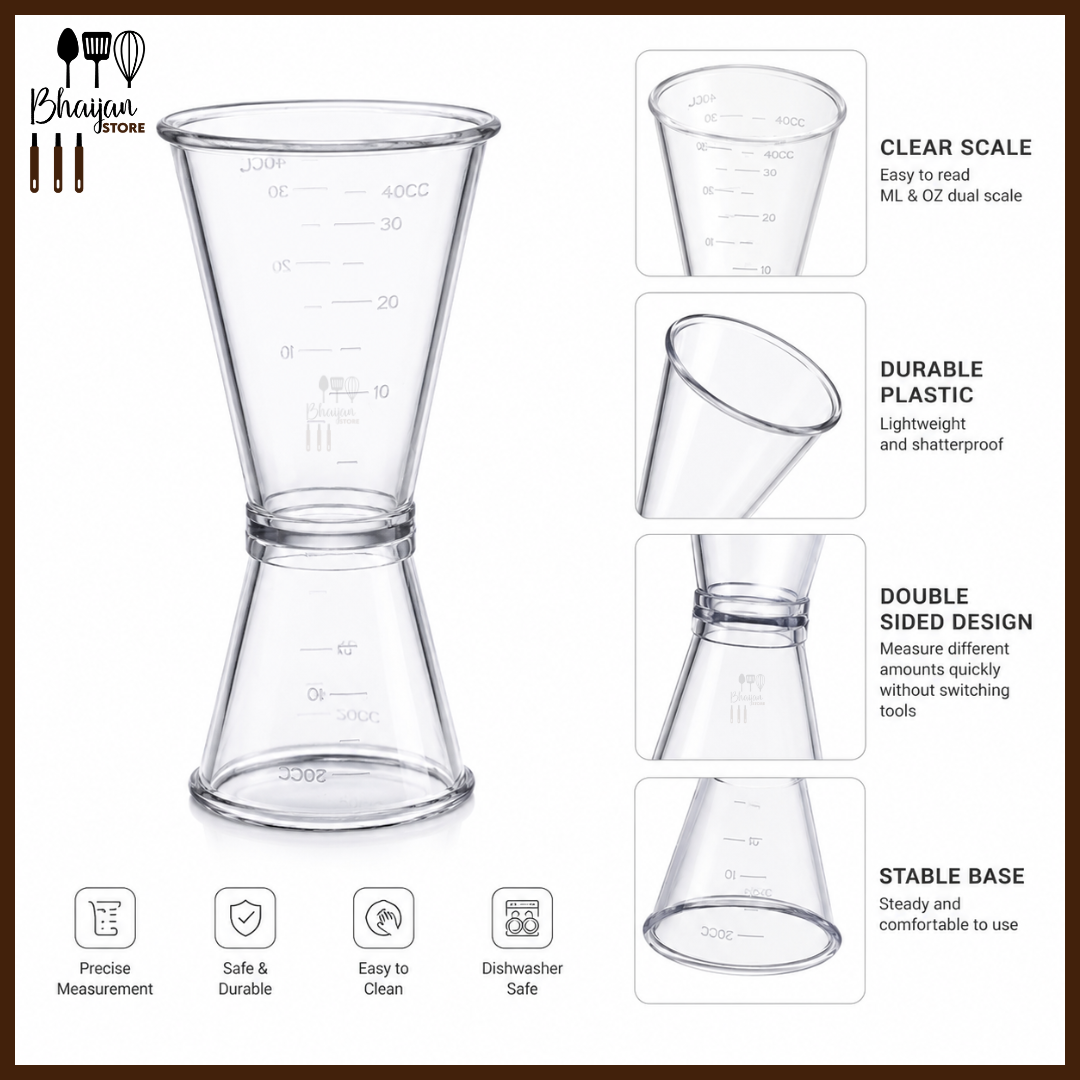 Plastic Double Jigger