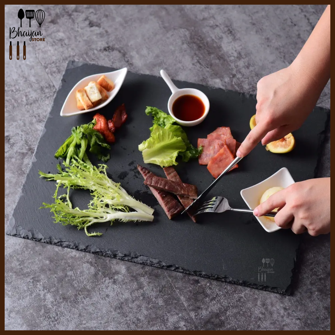 Rectangular Stoneware Serving Plate