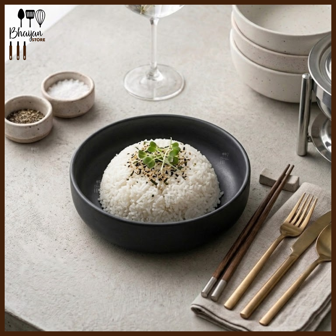 Ceramic Rice Bowl - 7 Inch