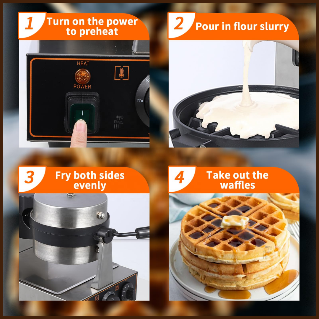 Rotatable Waffle Maker