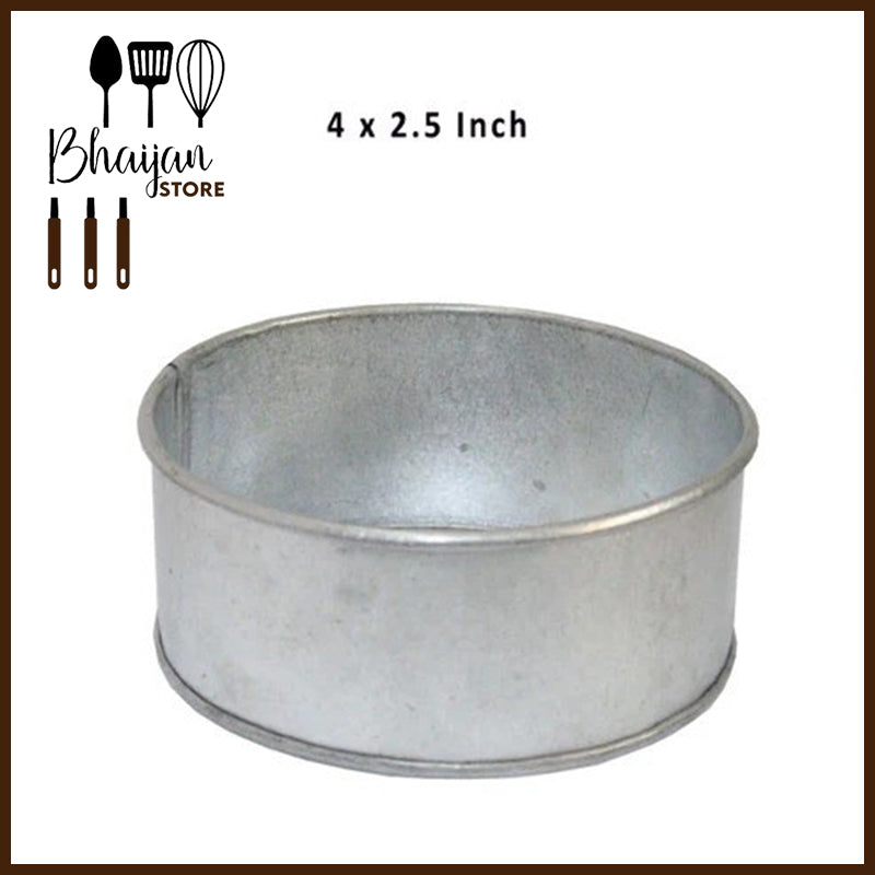 Round Cake Pans (G.I) 2.5" Height