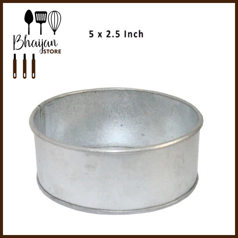 Round Cake Pans (G.I) 2.5" Height