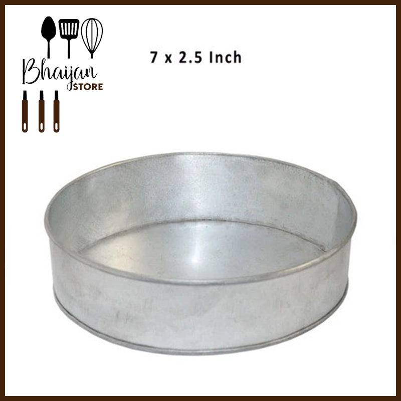 Round Cake Pans (G.I) 2.5" Height