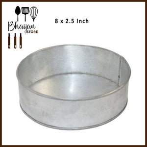 Round Cake Pans (G.I) 2.5" Height