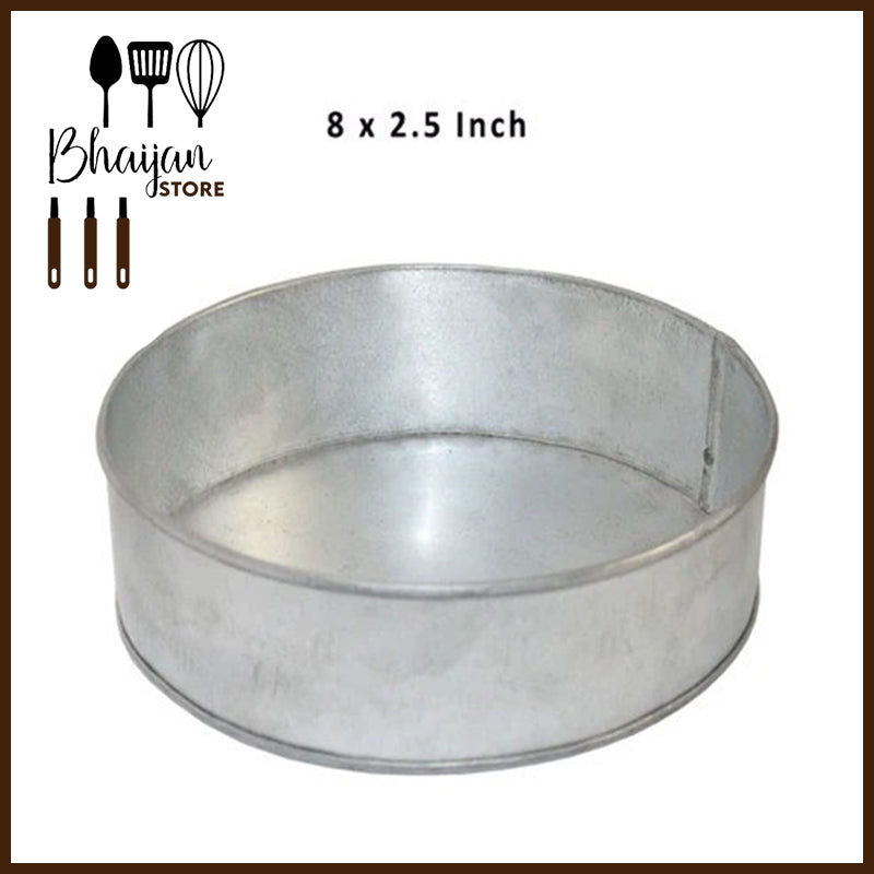 Round Cake Pans (G.I) 2.5" Height