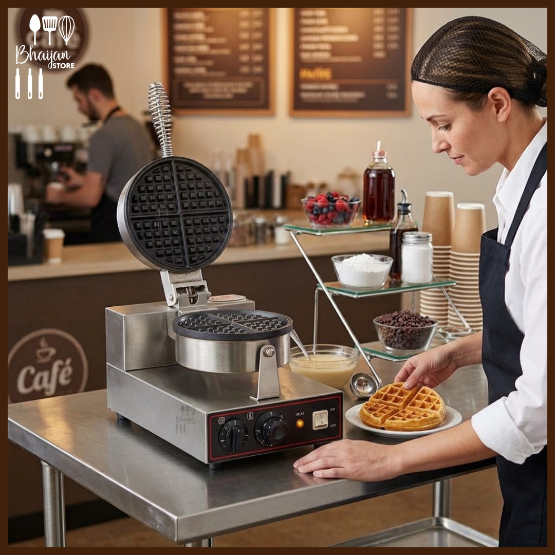 Round Single Waffle Maker