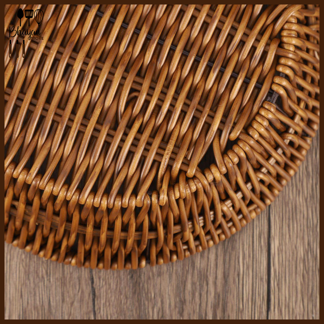 Round Woven Serving Basket