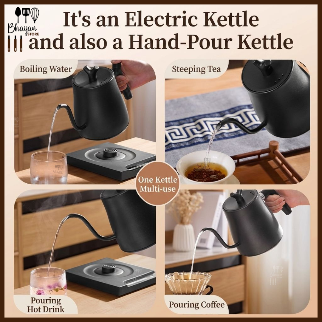 Smart Electric Gooseneck Kettle 1L