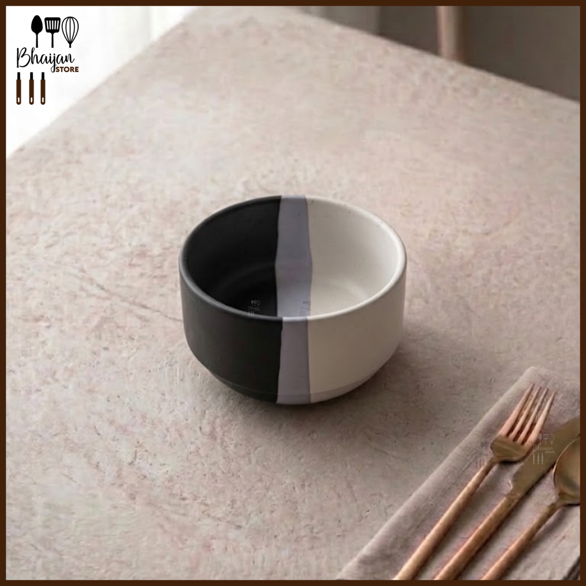 Ceramic Stackable Soup Bowl - 4 Inch