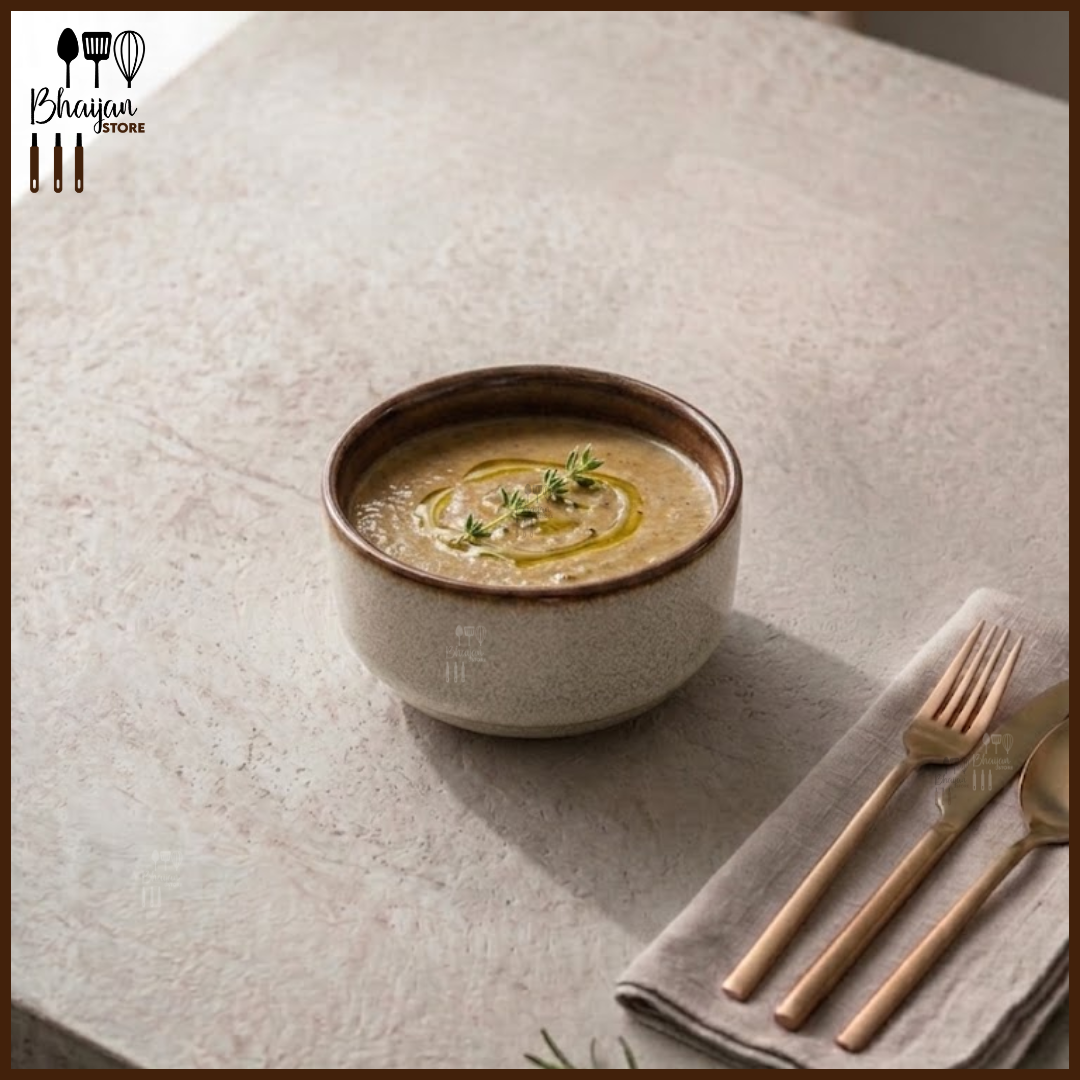 Ceramic Stackable Soup Bowl - 4 Inch