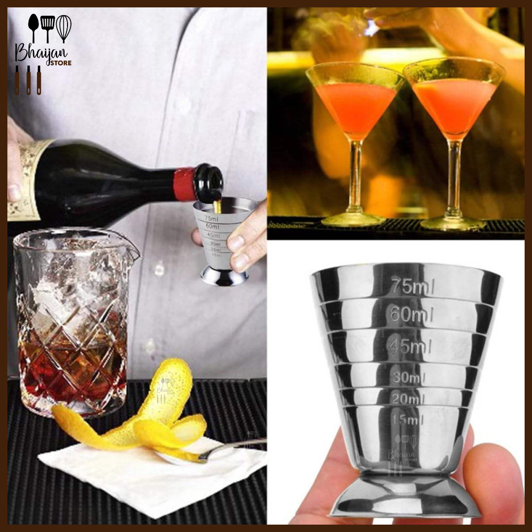 Stainless Steel Cocktail Measuring Jigger